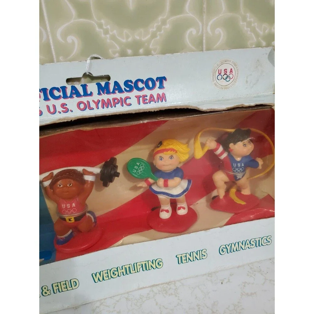 Cabbage Patch Kids 1995 OlympiKids Special Edition Toys Figures New Damaged Box
